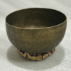 old tibetan singing bowl - rare 18cm antique hand-hammered bowl