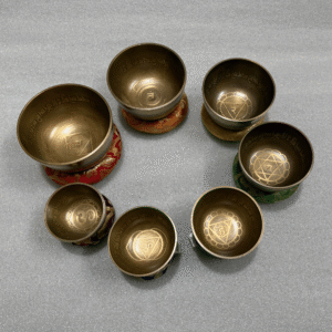 tibetan singing bowl set of 7