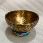 8 Inch Jhumka Singing Bowl – Handmade Tibetan Sound Healing Bowl - Image 7